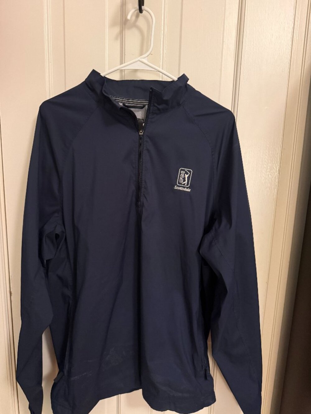 Adidas TPC Scottsdale Climaproof Rain Jacket – 1/4 Zip – Large